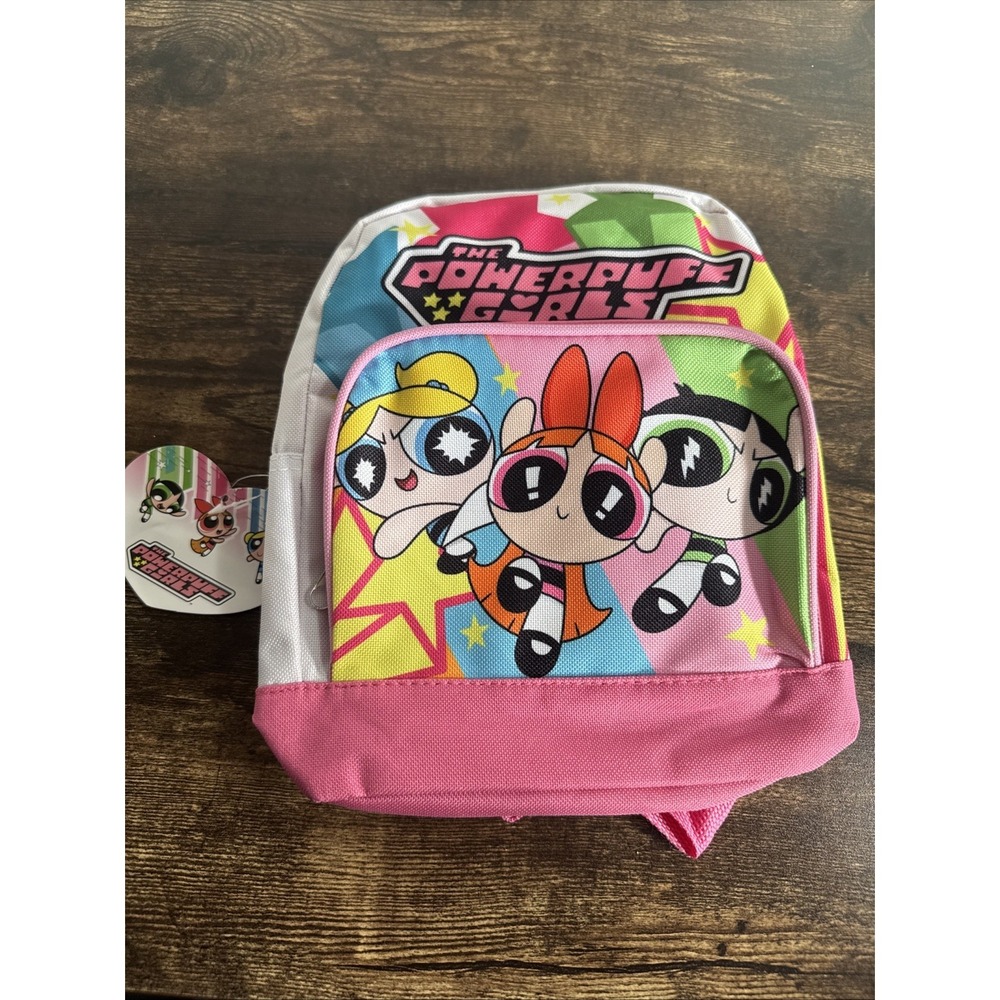 Powerpuff Girls Pink Mini Backpack Blossom Bubbles Buttercup Cartoon Network